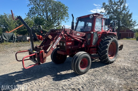 1976 Volvo 500 Traktor, Hymas H21 graveaggregat, Quicke 4560, pallegaffel, 5638 t