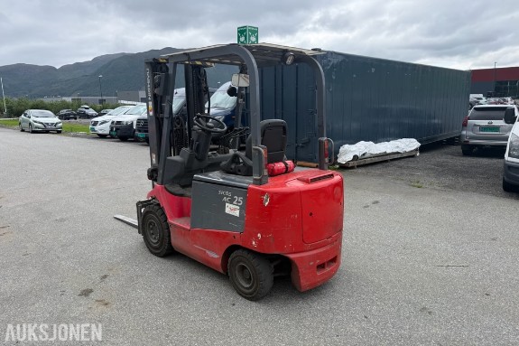 2007 NIEHIYU SICOS AL25 2500kg Elektrisk Gaffeltruck - Sertifisert til august 2027