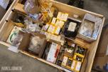 1 pall med diverse fittings - rørdeler - koblinger og pakninger
