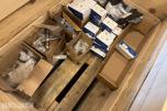 1 pall med diverse rørdeler og fittings