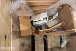 1 pall med diverse rørdeler og fittings