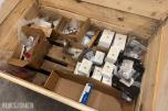1 pall med diverse rørdeler og fittings