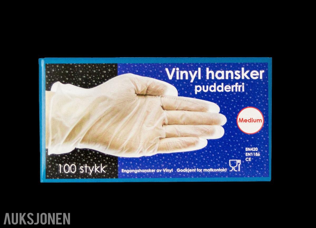 Vinylhansker  i S,M,L,XL  270 pakker