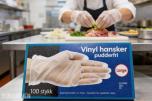 Vinylhansker  i S,M,L,XL  270 pakker