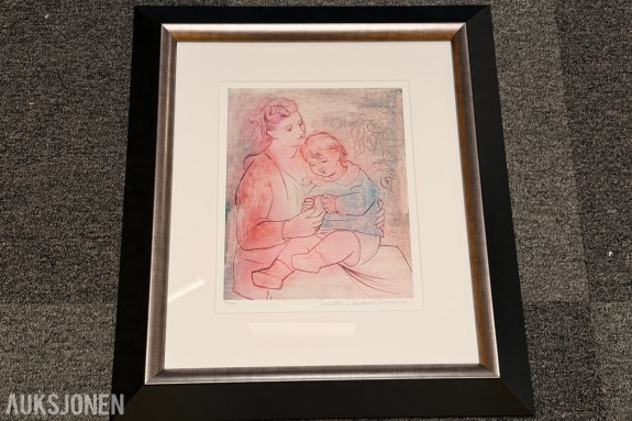 Etter Pablo Picasso – Mother and Child