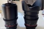 Samyang Cine 24mm 1,5 og 100mm 3.1 macro EF