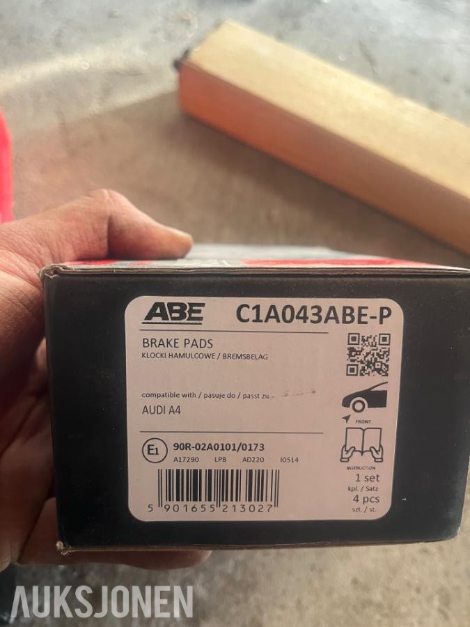 Nye ABE bremsedeler til Audi – skiver og klosser