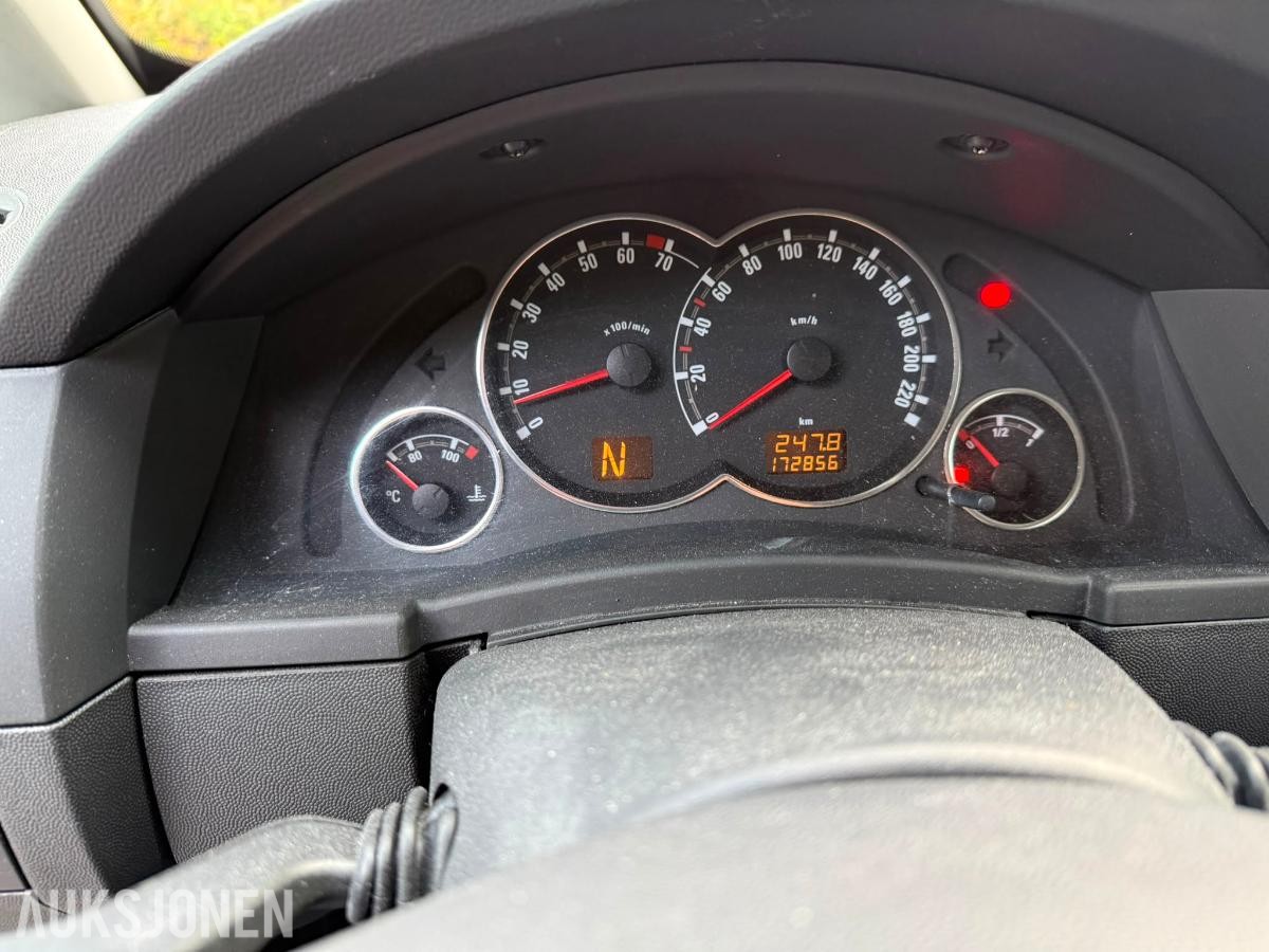 2009 Opel Meriva 1.6 105hk AUTOMAT servicehistorikk