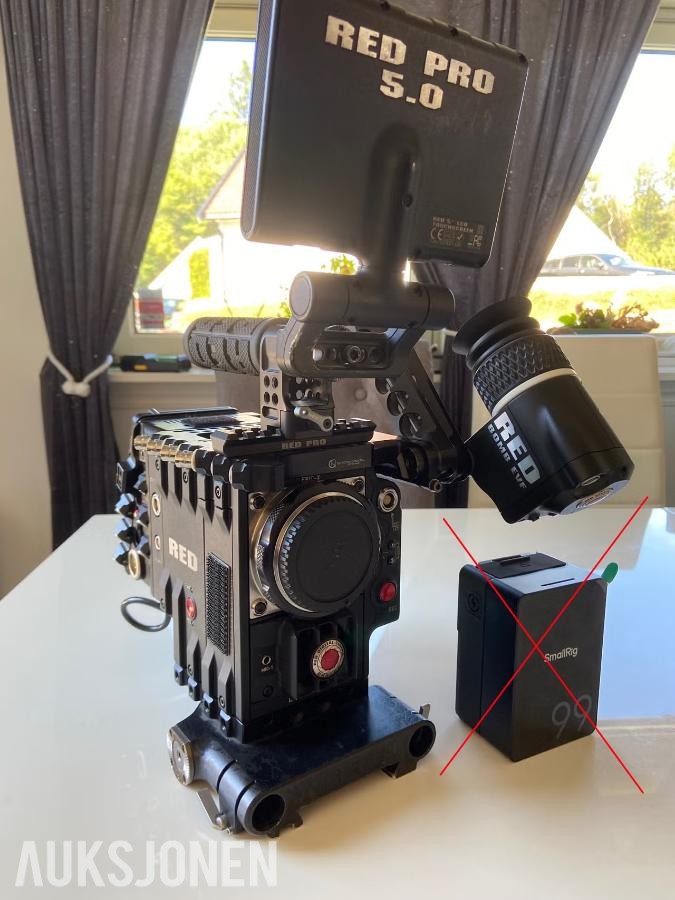 Red Epic Dragon 6K Kinokamera + utstyr
