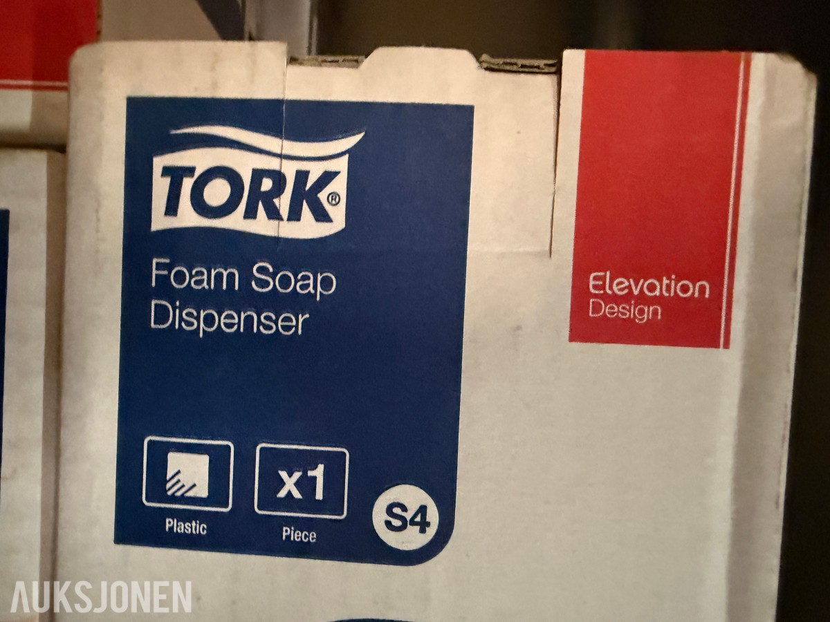 5 STK TORK S4 SKUMSÅPEDISPENSERE – NYE I ESKE