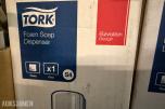 5 STK TORK S4 SKUMSÅPEDISPENSERE – NYE I ESKE