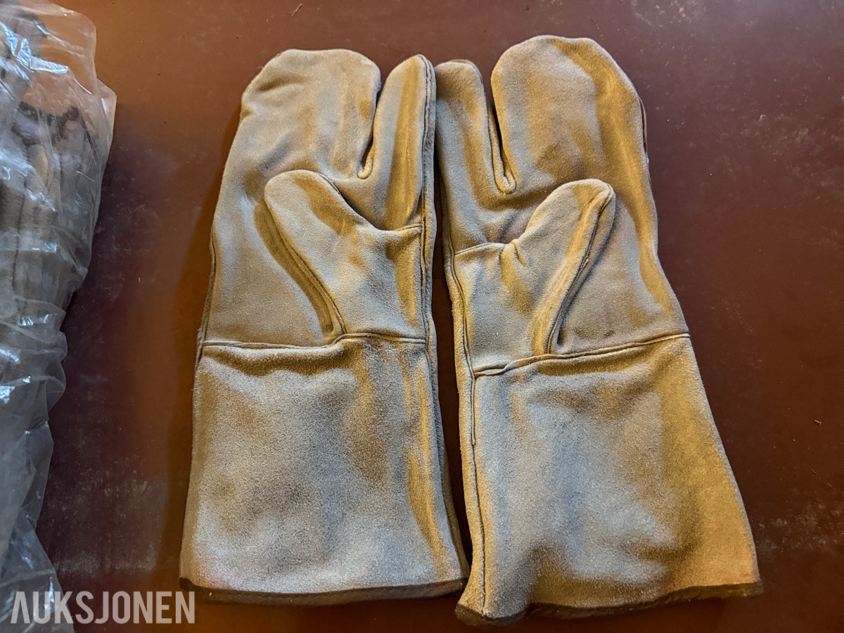 100 PAR SVEISEHANSKER / HANSKER FOR VARMEARBEID – NYE OG UBRUKTE