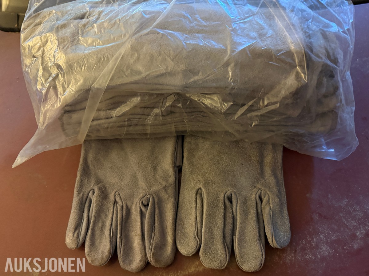 100 PAR SVEISEHANSKER / HANSKER FOR VARMEARBEID – NYE OG UBRUKTE