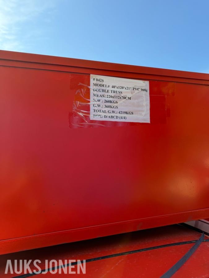 2026 LAGERHALL 36,6x12,2x6,4 M L/B/H - 446M2 4012021
