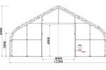 2026 LAGERHALL 36,6x12,2x6,4 M L/B/H - 446M2 4012021