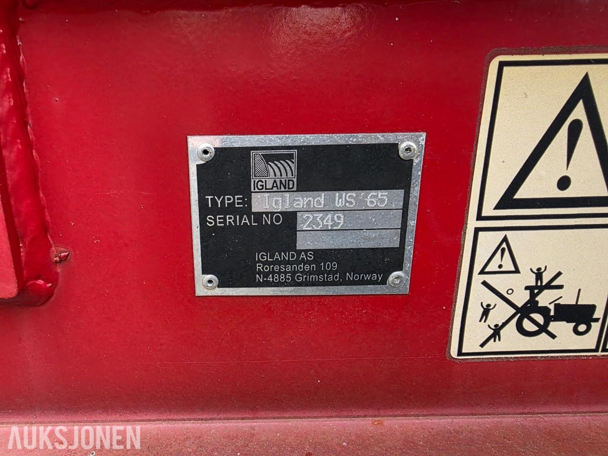 2019 Igland WS 65 Vedkløyver - MVA fri