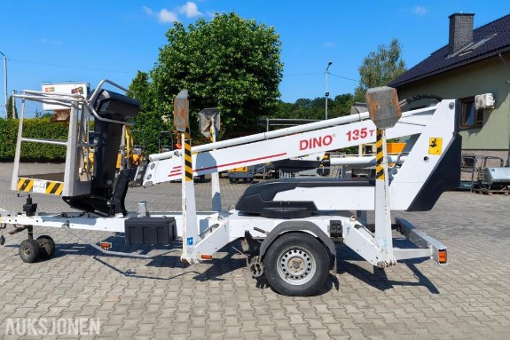 2014 Dino tilhengerlift 135T, 3900 timer