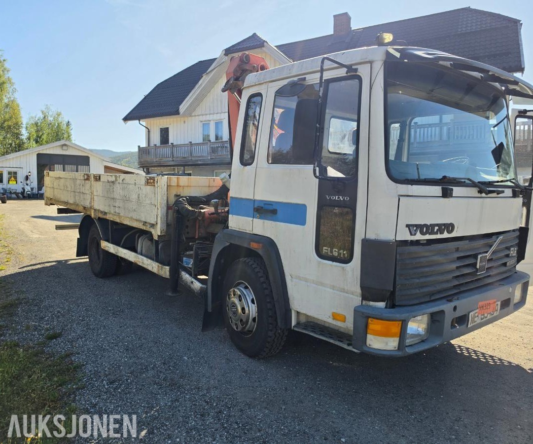 1991 Volvo FL 611 Kranbil Med Palfinger kran