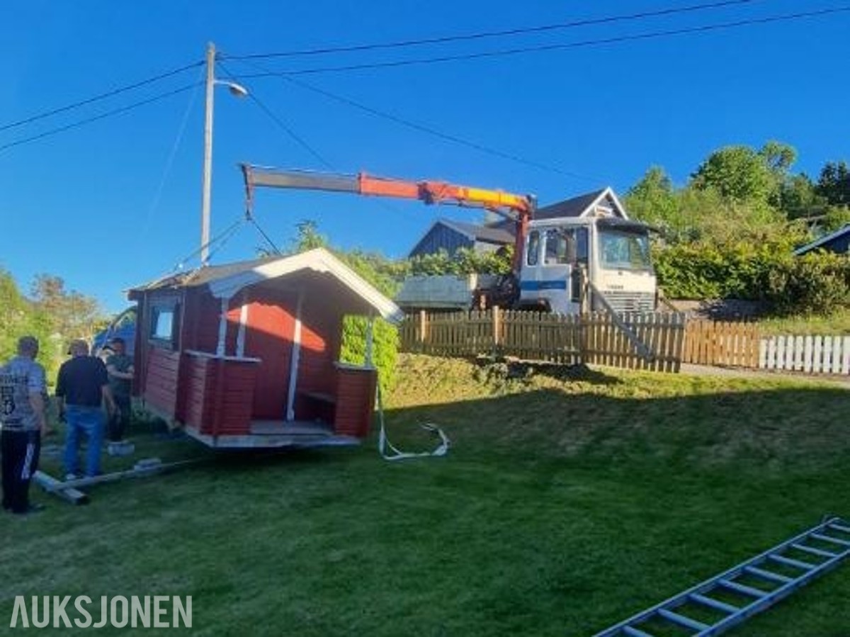 1991 Volvo FL 611 Kranbil Med Palfinger kran