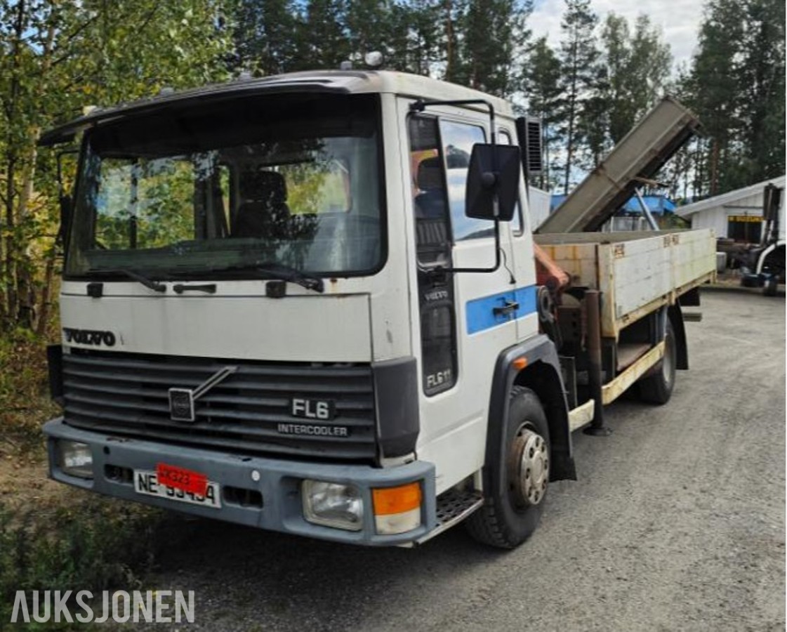 1991 Volvo FL 611 Kranbil Med Palfinger kran