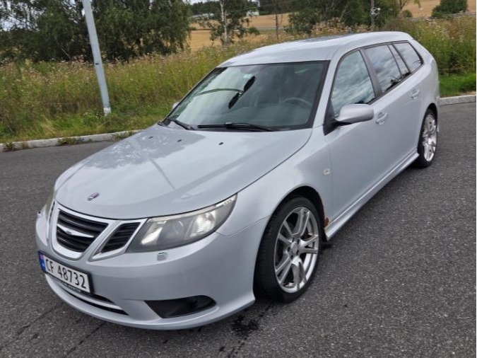 2009 Saab 9-3, 1.9 120hk cruisekontroll hengerfeste skinn s+v dekk eu ok 03.2028