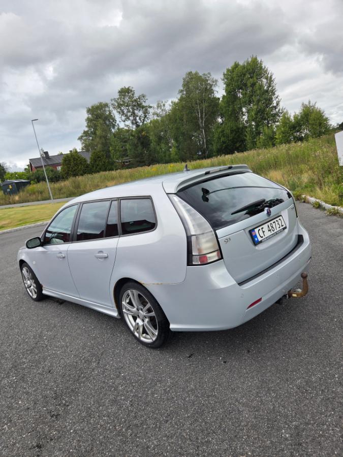 2009 Saab 9-3, 1.9 120hk cruisekontroll hengerfeste skinn s+v dekk eu ok 03.2028