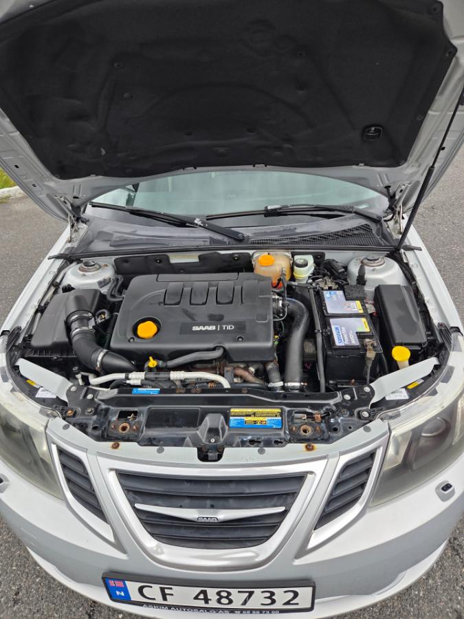 2009 Saab 9-3, 1.9 120hk cruisekontroll hengerfeste skinn s+v dekk eu ok 03.2028