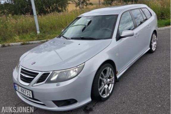 2009 Saab 9-3, 1.9 120hk cruisekontroll hengerfeste skinn s+v dekk eu ok 03.2028