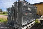 Anleggsgjerder 3,5 x 2 m. med føtter på pall