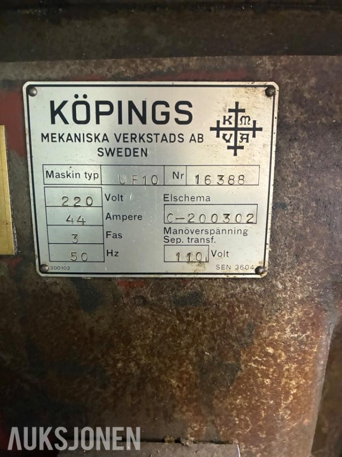 1955 KÖPINGS UF10 METALL FRES