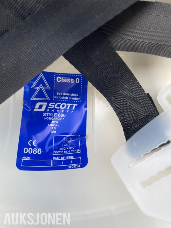 Scott arbeids hjelm Style 600