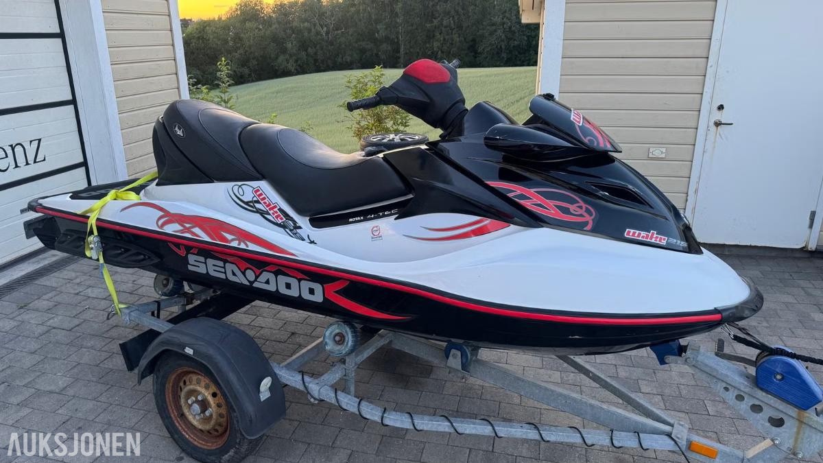 2010 SeaDoo GTX 215 Wakepro vannscooter med reg henger