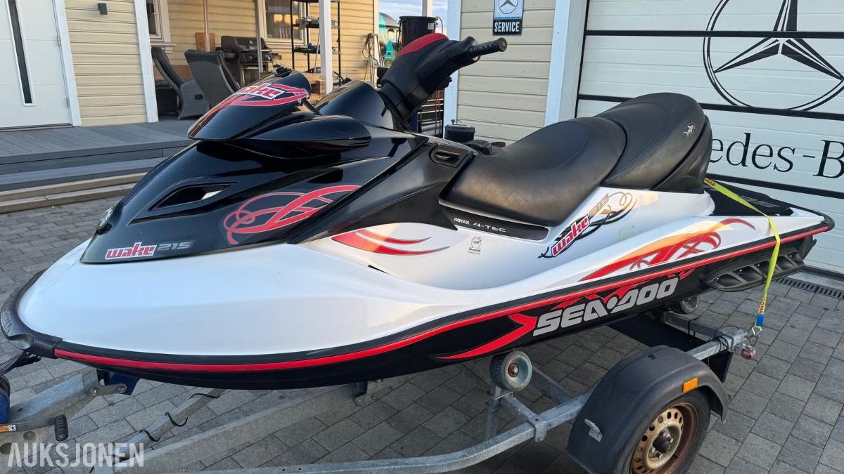 2010 SeaDoo GTX 215 Wakepro vannscooter med reg henger