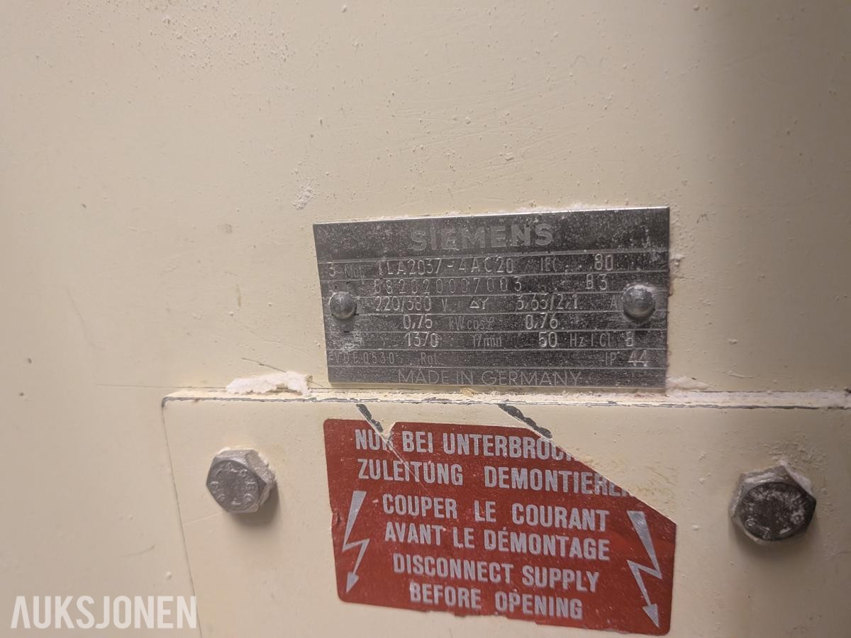 Kraftig industriell kjevlemaskin – Meget gode duker! 