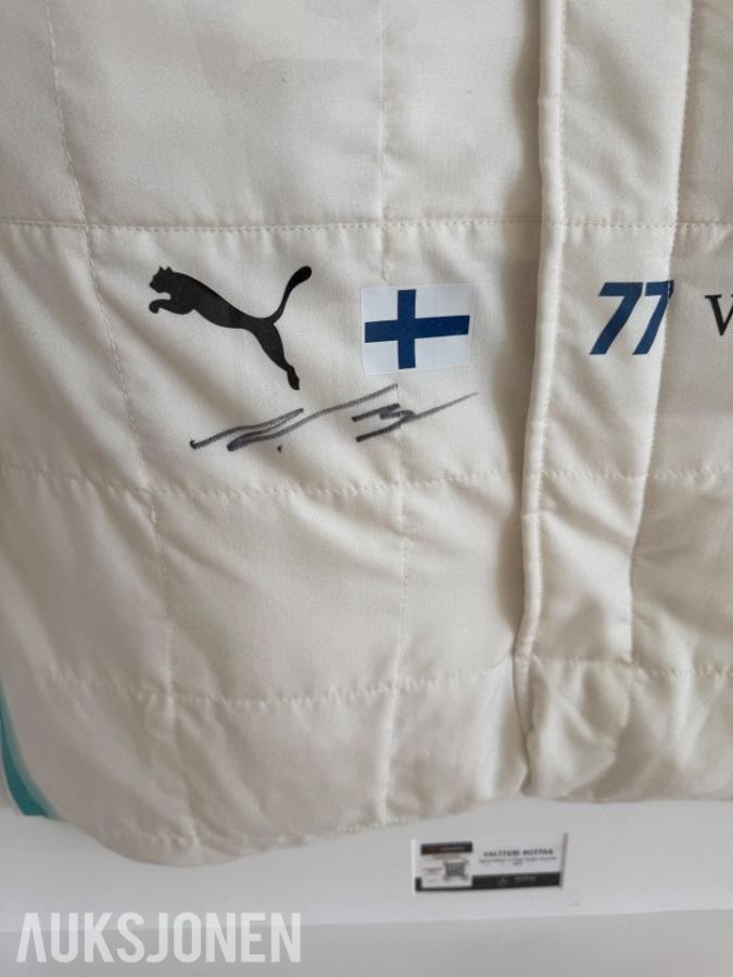 2019 Valtteri Bottas 2019 Signed Replica Race Suit
