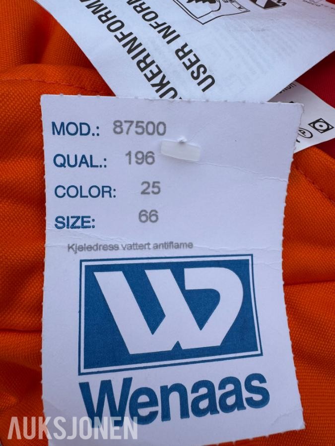 48 stk Wenaas Kjeledress - ingen minstepris