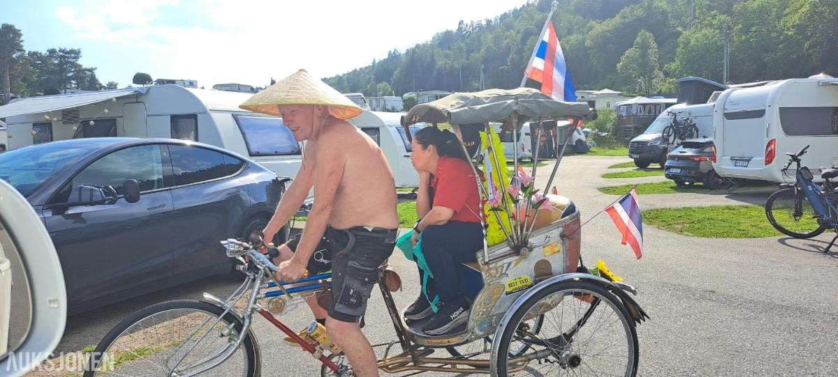 Thailandsk sykkeltaxi Trehjuling