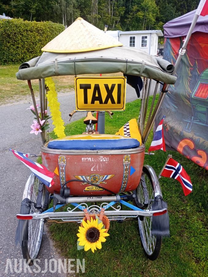 Thailandsk sykkeltaxi Trehjuling