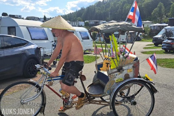 Thailandsk sykkeltaxi Trehjuling