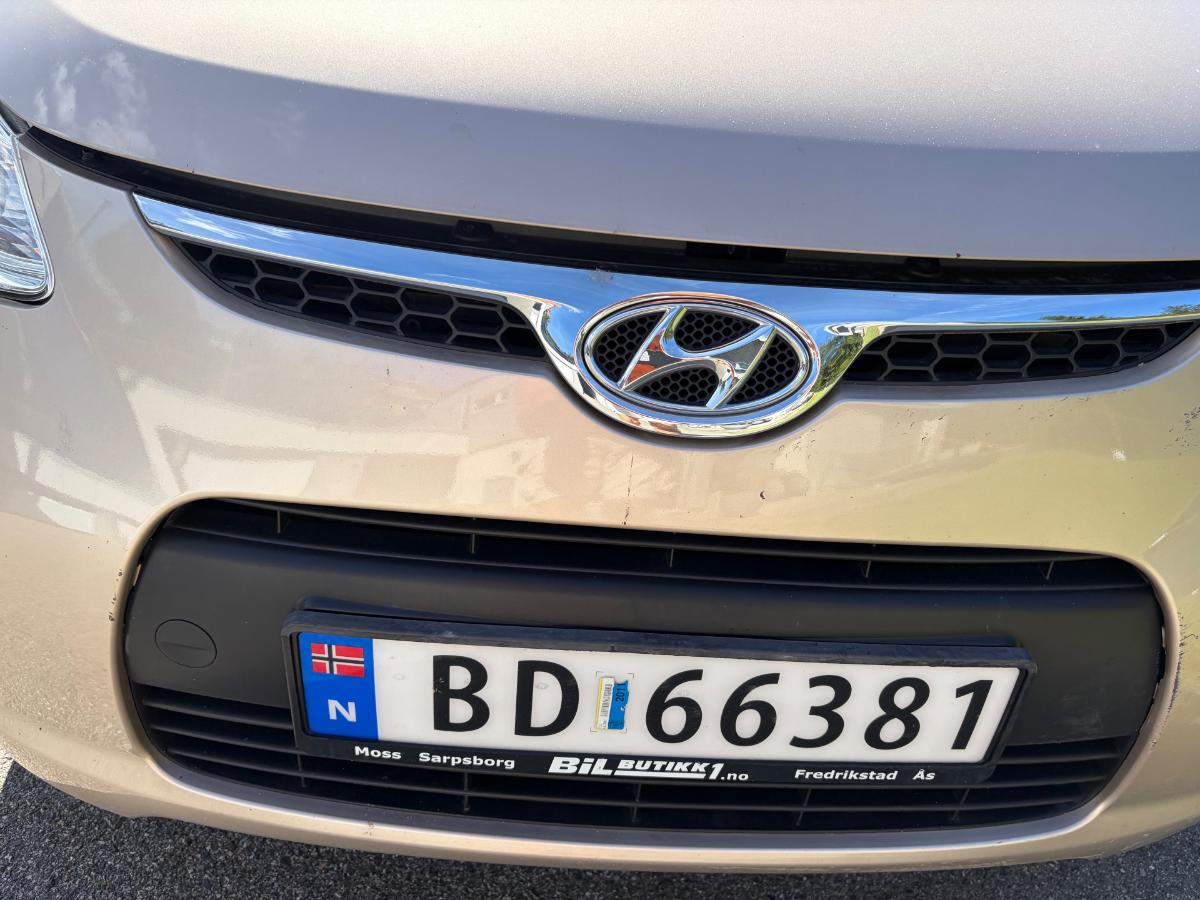 2010 Hyundai i10 1.2 77hk automat s+v dekk   lav km 49.226km eu ok 10.2027 - ingen minstepris