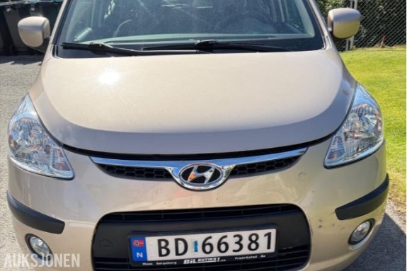 2010 Hyundai i10 1.2 77hk automat s+v dekk lav km 49.226km eu ok 10.2027 - ingen minstepris