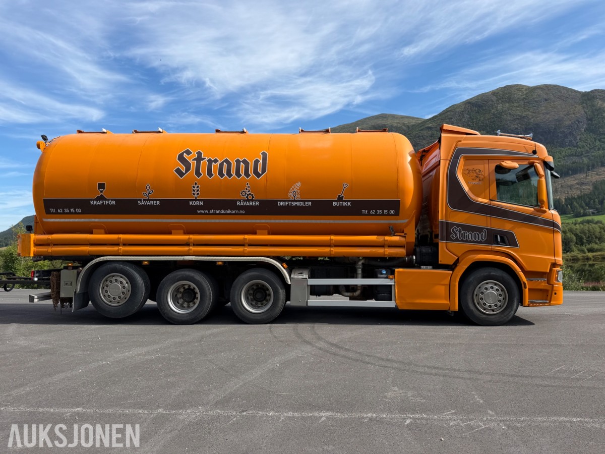 2020 Scania R 650 Tankbil med 2009 Jilko P3T28 Tankslepvogn