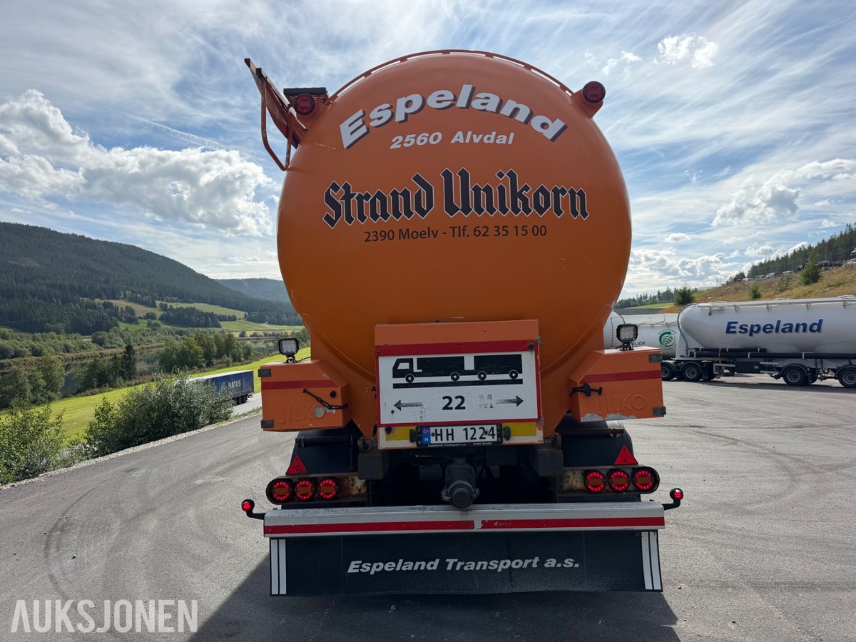 2020 Scania R 650 Tankbil med 2009 Jilko P3T28 Tankslepvogn