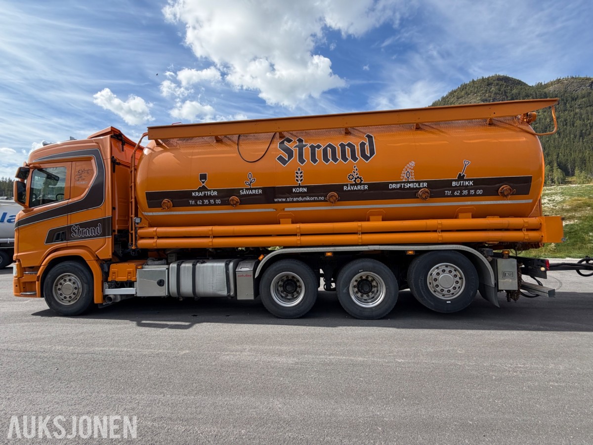 2020 Scania R 650 Tankbil med 2009 Jilko P3T28 Tankslepvogn