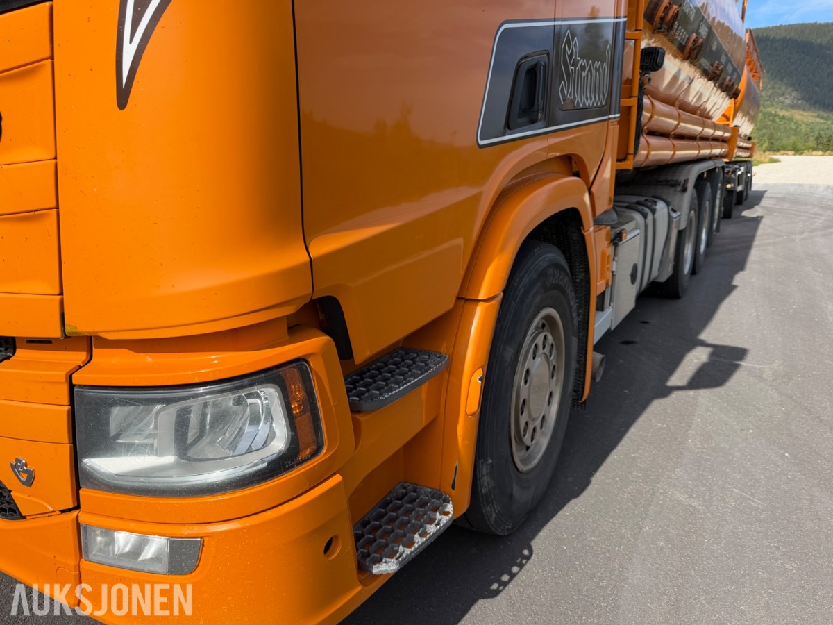 2020 Scania R 650 Tankbil med 2009 Jilko P3T28 Tankslepvogn