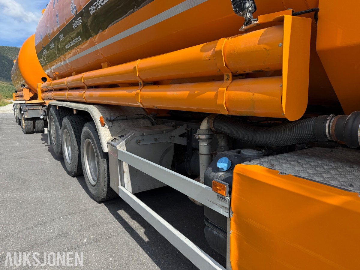 2020 Scania R 650 Tankbil med 2009 Jilko P3T28 Tankslepvogn