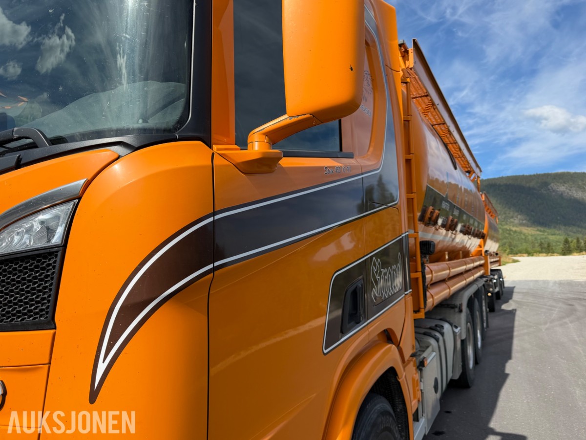 2020 Scania R 650 Tankbil med 2009 Jilko P3T28 Tankslepvogn