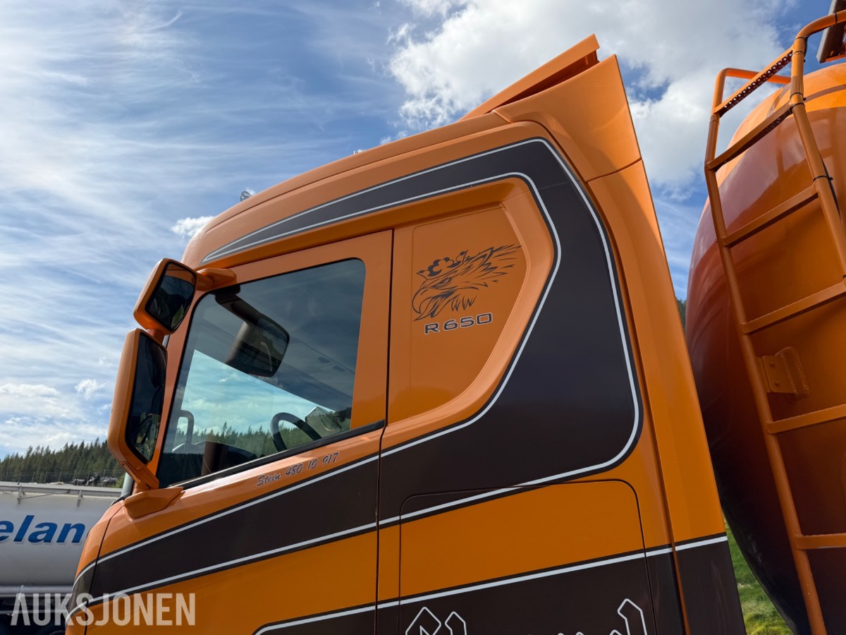 2020 Scania R 650 Tankbil med 2009 Jilko P3T28 Tankslepvogn