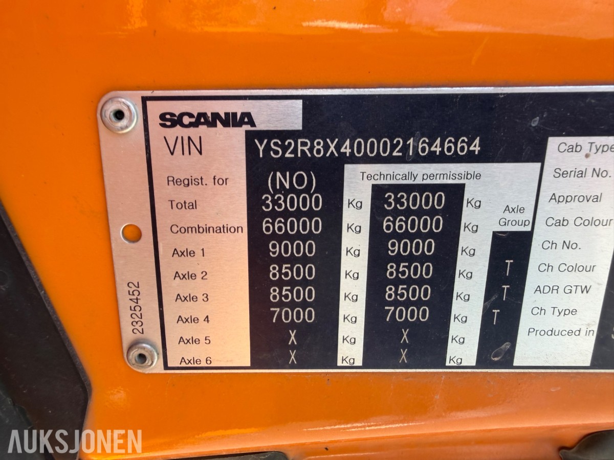 2020 Scania R 650 Tankbil med 2009 Jilko P3T28 Tankslepvogn