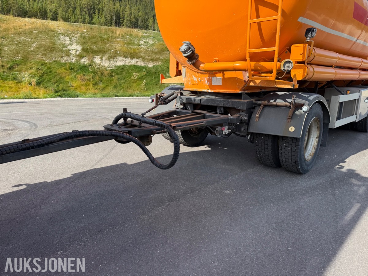 2020 Scania R 650 Tankbil med 2009 Jilko P3T28 Tankslepvogn